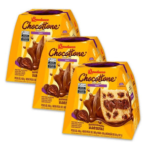 kit 3 panetones trufados + 4 biscoitos natalinos de brinde