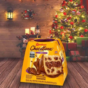 kit 3 panetones trufados + 4 biscoitos natalinos de brinde